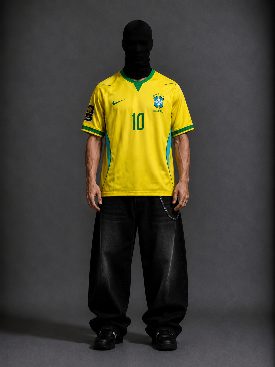 Brazil Neymar Jr WC 2026 half sleeve – Jerseybazaar