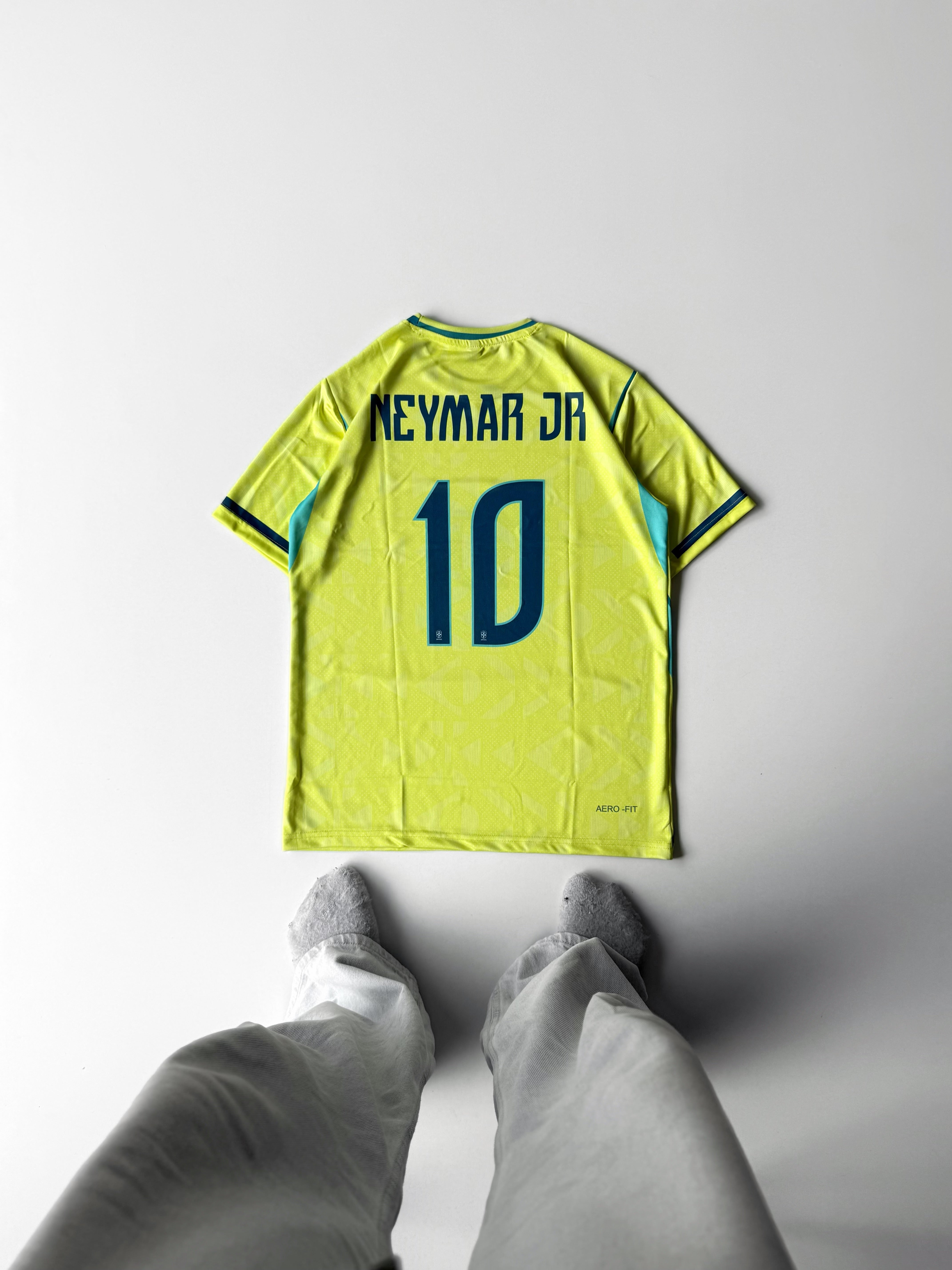 Brazil Neymar Jr WC 2026 half sleeve – Jerseybazaar