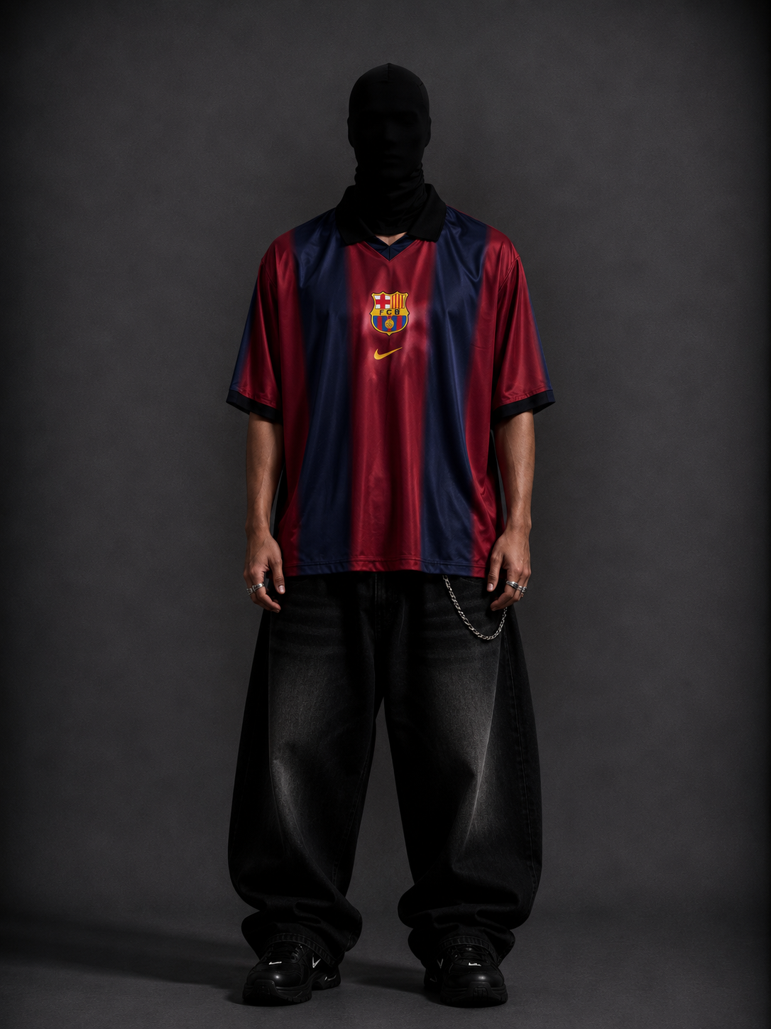 Fc Barcelona X CJ travis scott half sleeve limited edition retro