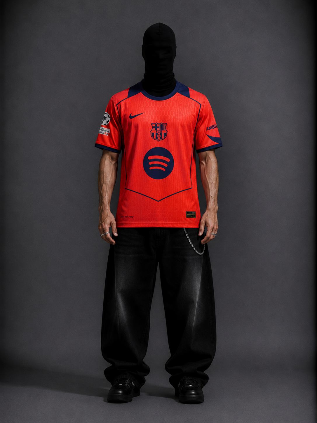 Pedri FC Barcelona 25-26 third half sleeves kit