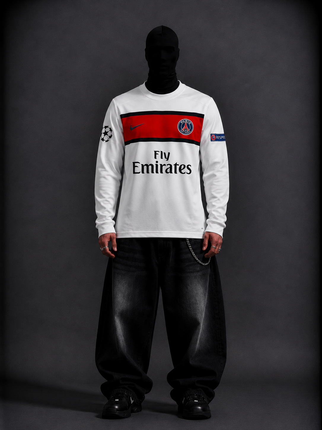 Paris Saint German (PSG) Beckham full sleeves retro