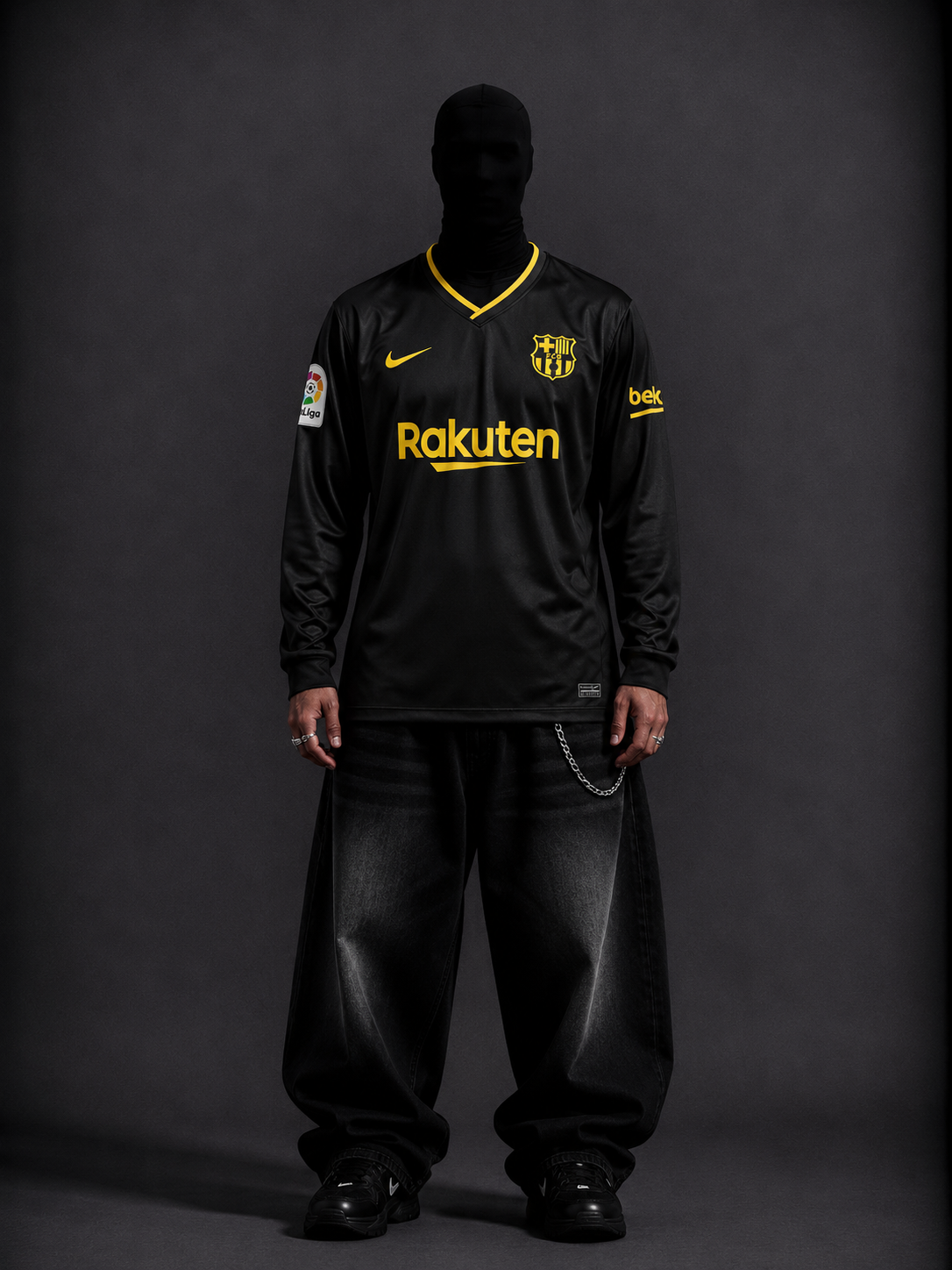 FC Barcelona 2020-21 away L. Messi full sleeves retro