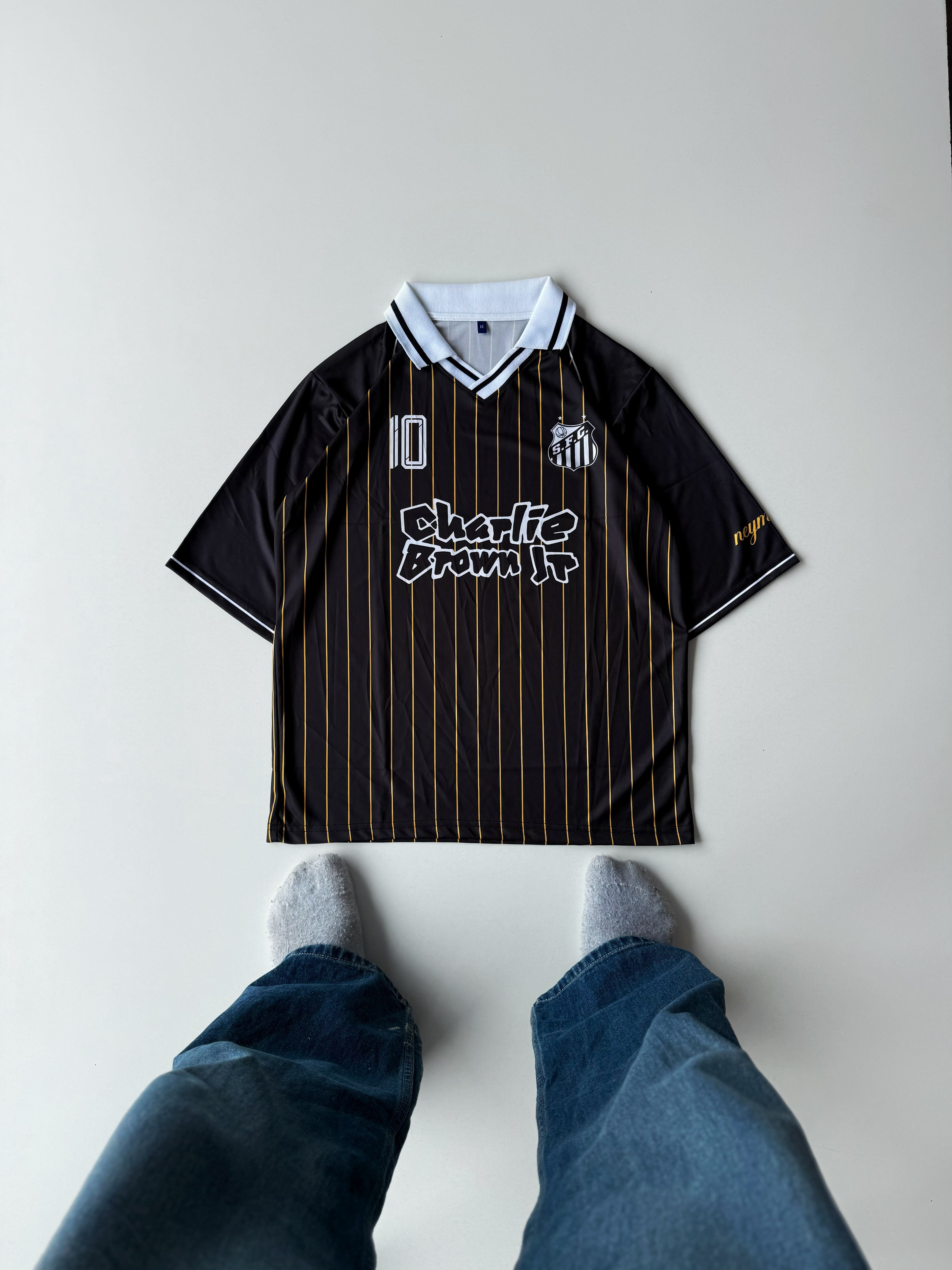 Neymar JR 10 Santos FC half sleeves