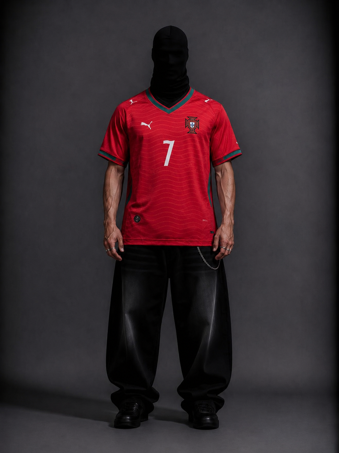 Portugal Ronaldo half sleeve kits