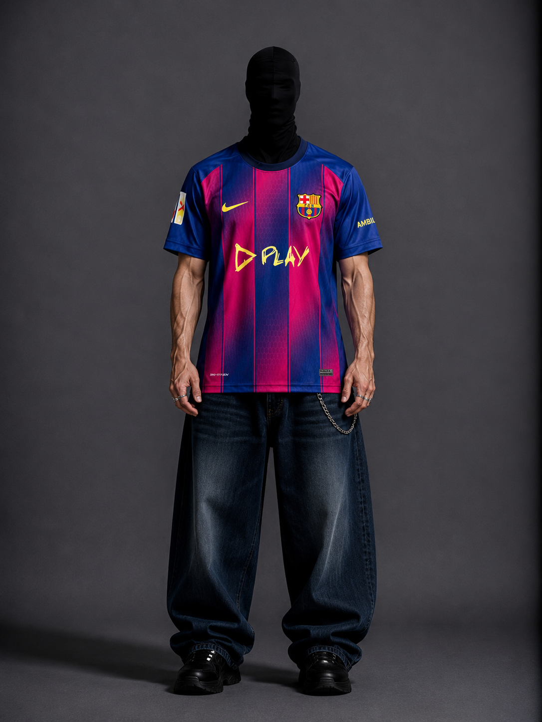 Ed Sheeran x Fc barcelona Lamine Yamal half sleeve