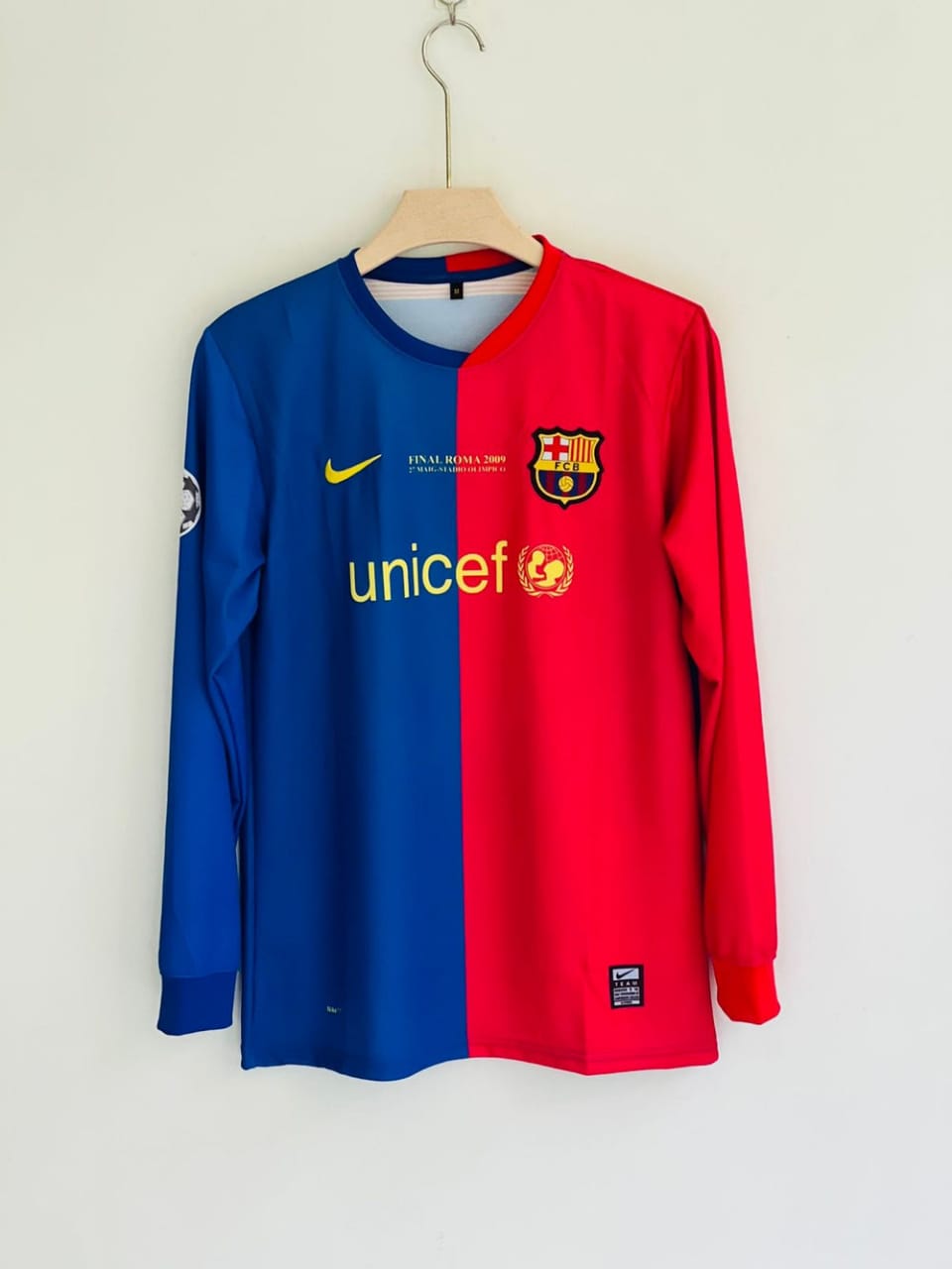 FC Barcelona 2008-09 Messi Full sleeves retro