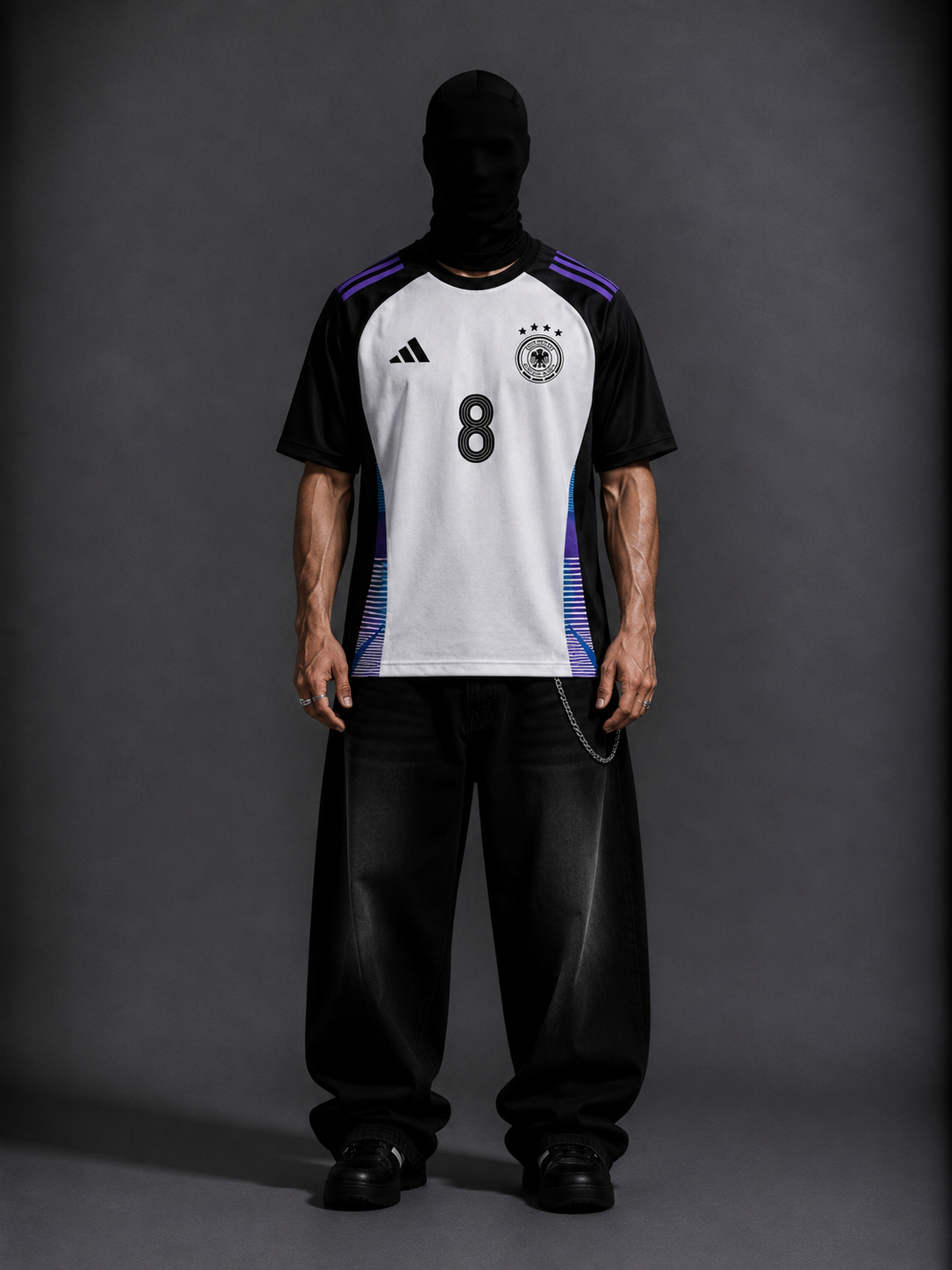 Germany away Tony Kroos half sleeves retro
