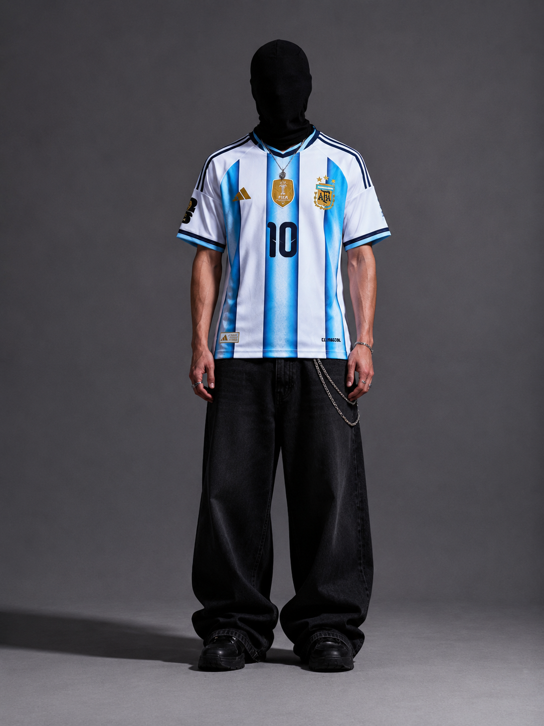Messi home WC 2026 half sleeve