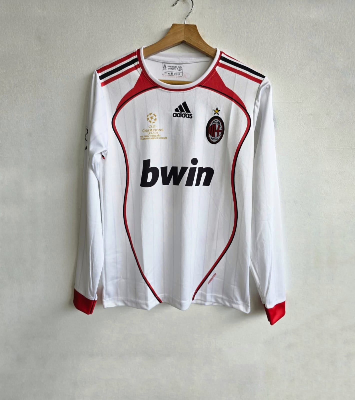 Ac milan 2006-07 away Maldini full sleeves retro
