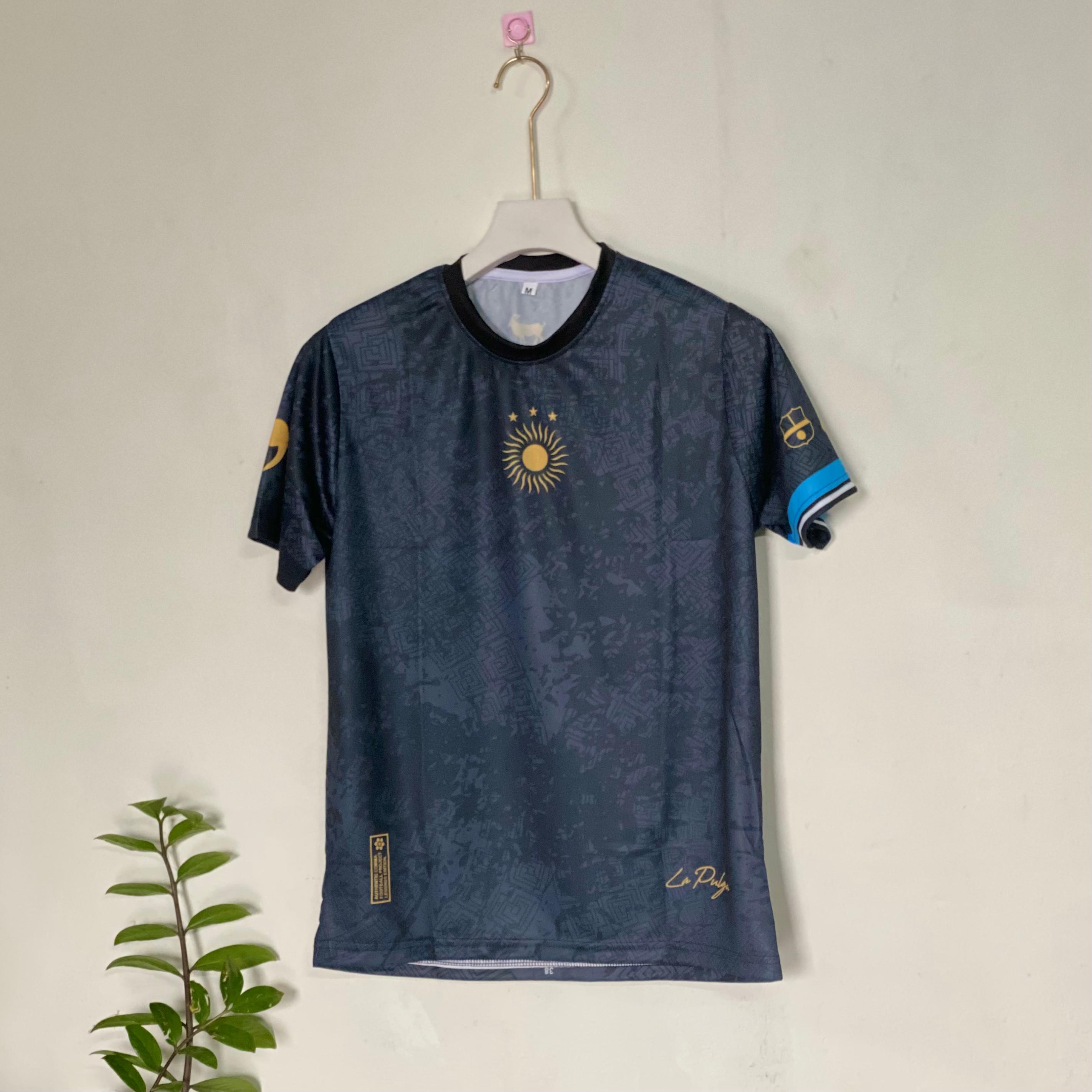 Messi Argentina GOAT edition half sleeves kit