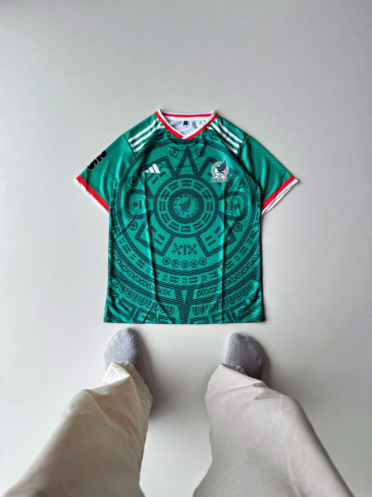 WC 2026 Mexico plain back half sleeve