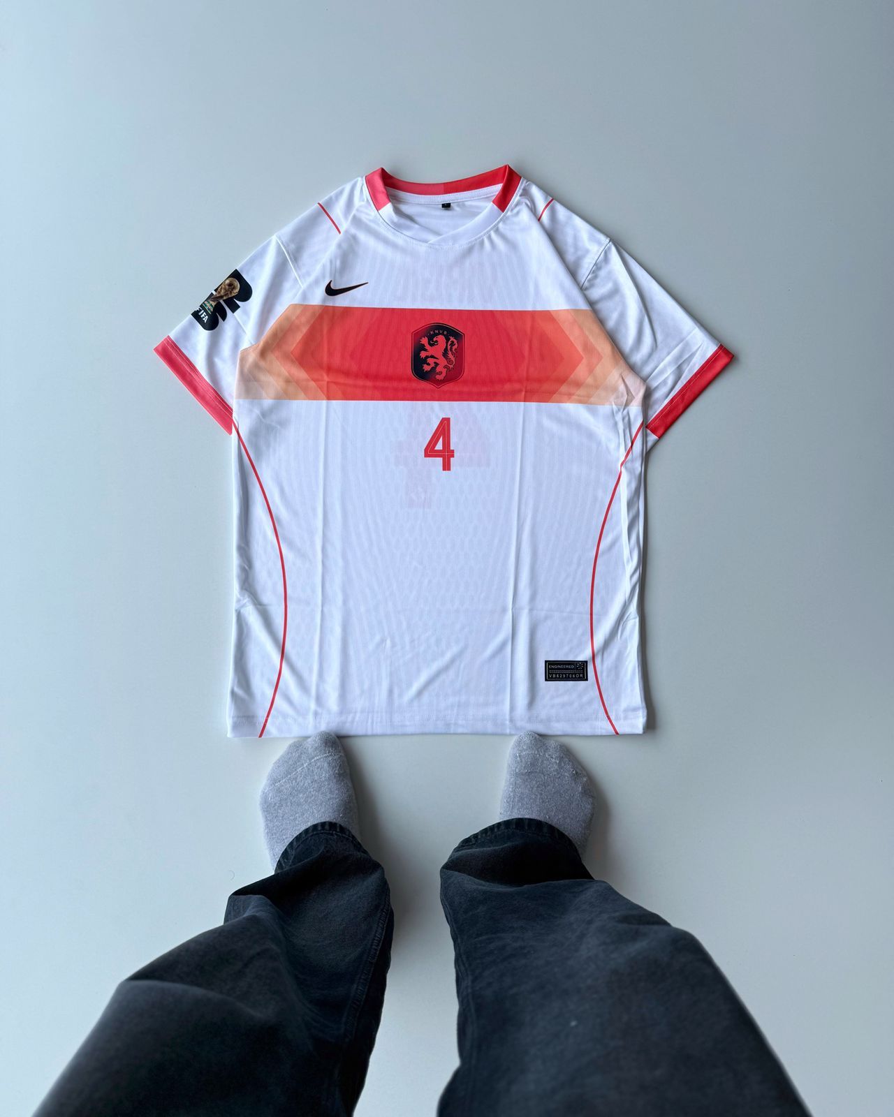 Netherlands Virgil WC 2026 half sleeve away