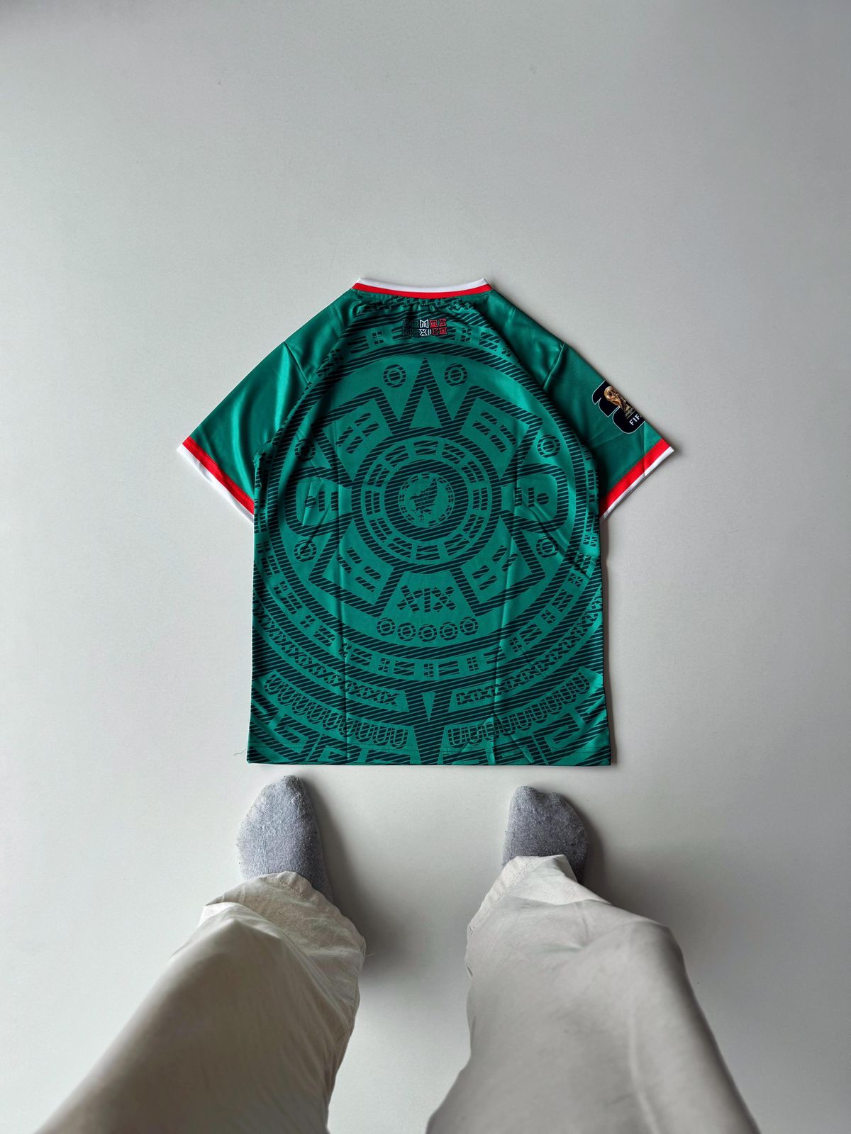 WC 2026 Mexico plain back half sleeve