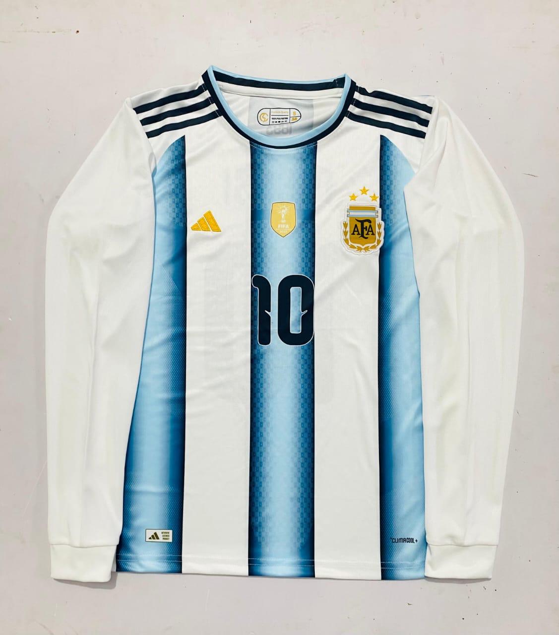 Messi full sleeves argentina retro