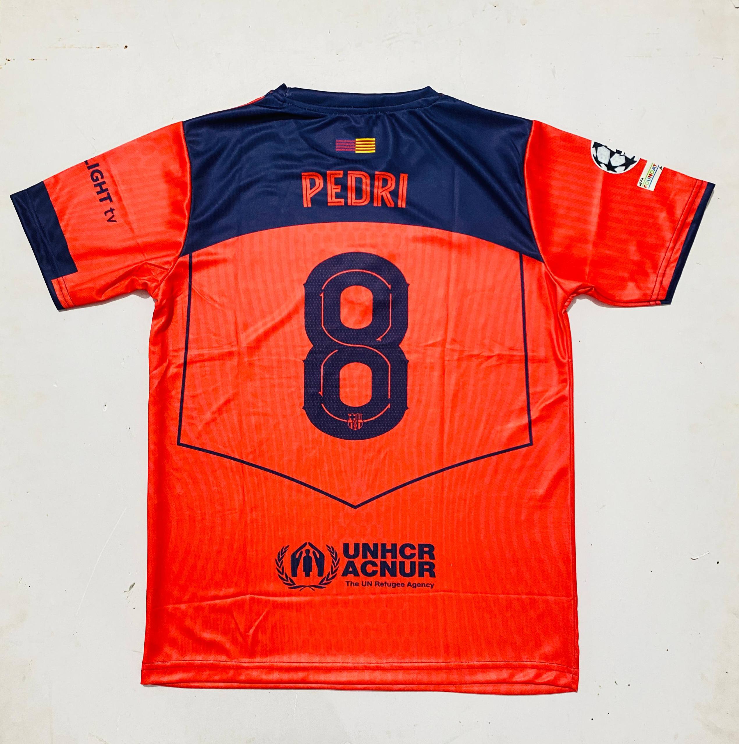 Pedri FC Barcelona 25-26 third half sleeves kit
