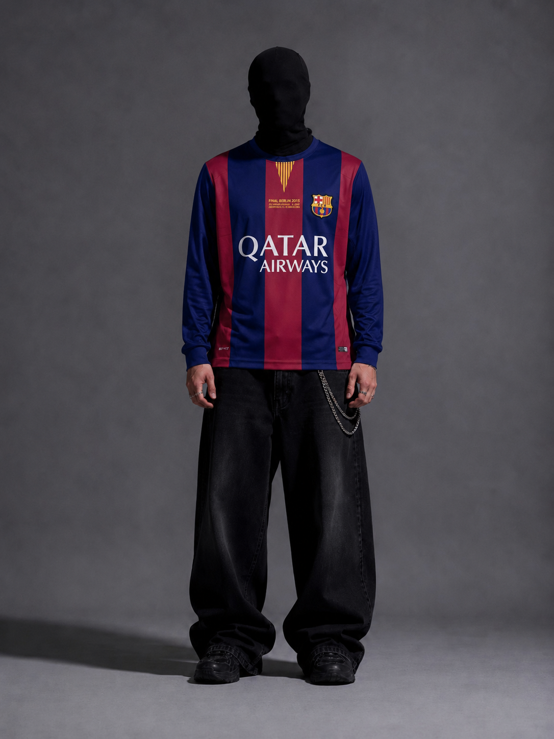 2015-16 messi full sleeves fc Barcelona retro