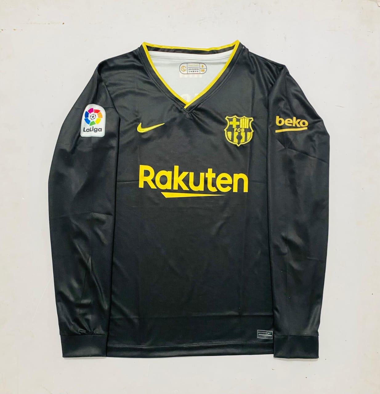FC Barcelona 2020-21 away L. Messi full sleeves retro