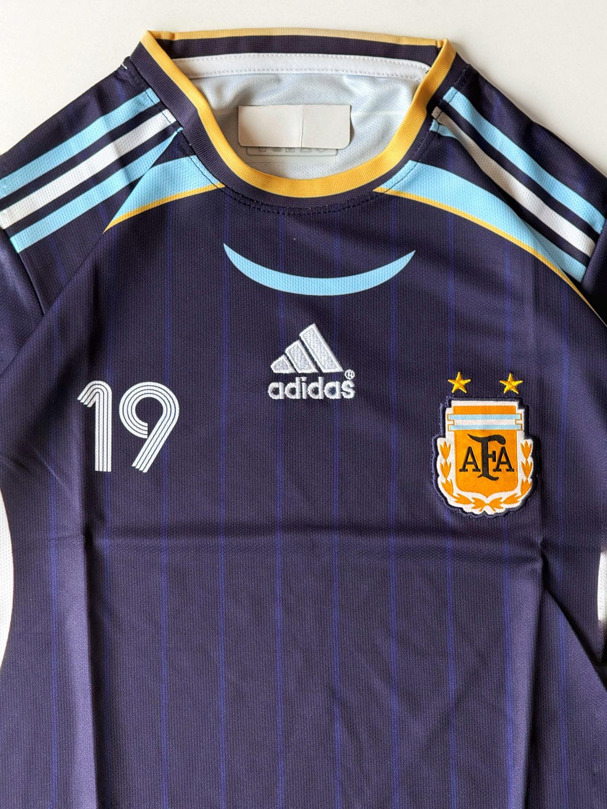 Argentina away Messi half sleeve retro