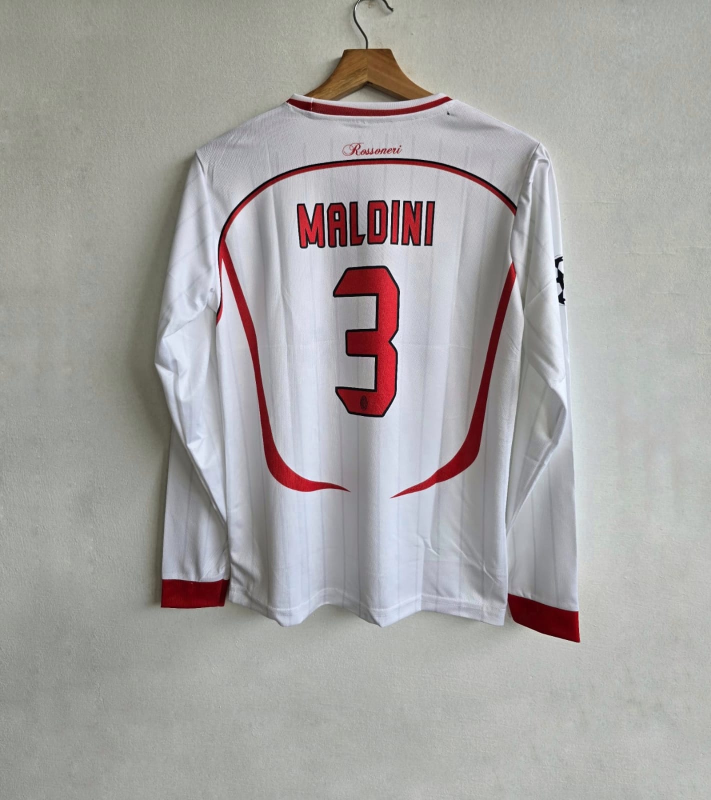 Ac milan 2006-07 away Maldini full sleeves retro