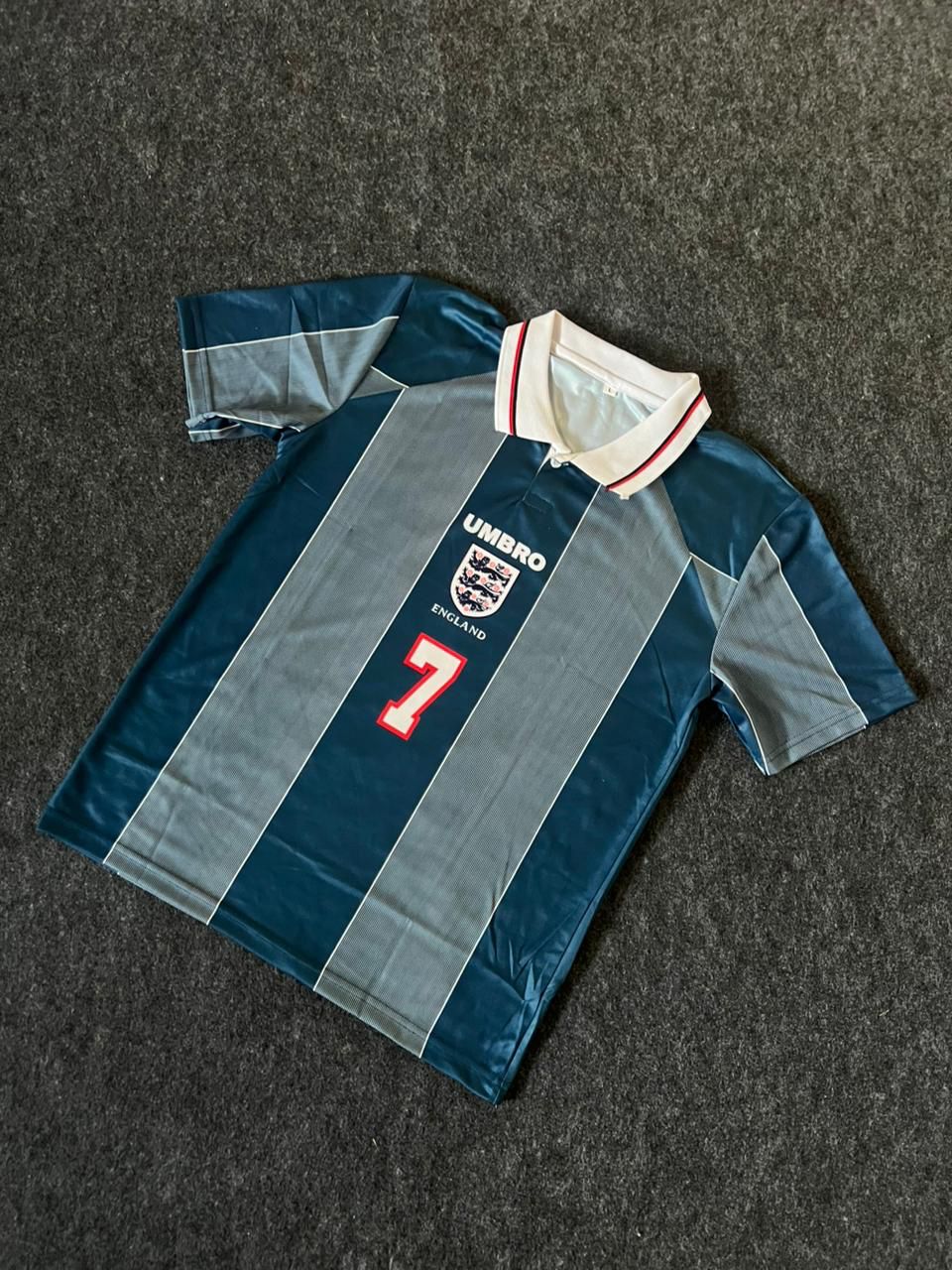 Beckham England retro half sleeve sublimation