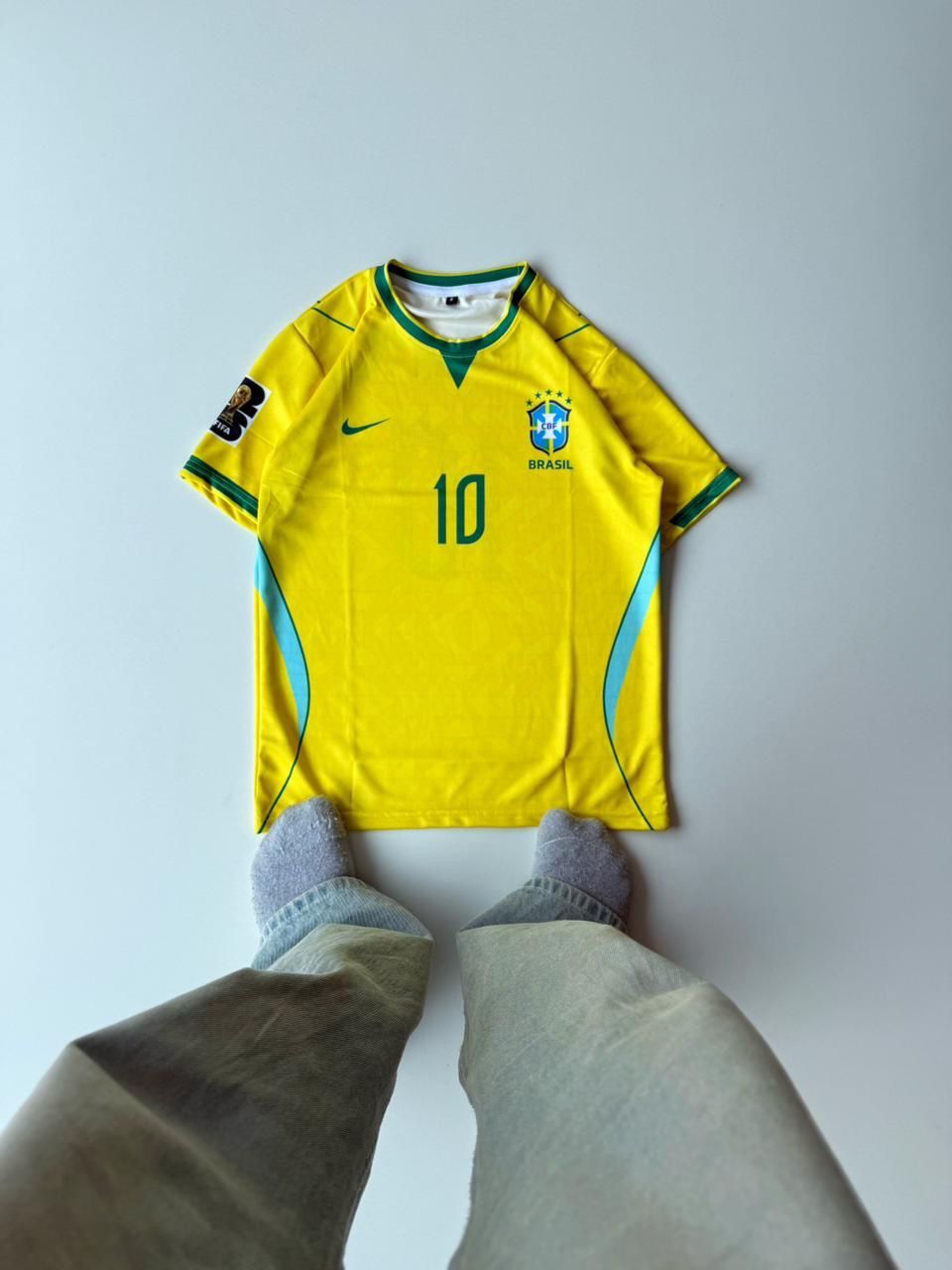 Brazil Neymar Jr WC 2026 half sleeve